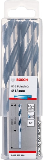 

Набор оснастки Bosch 2608577298 (5 предметов)