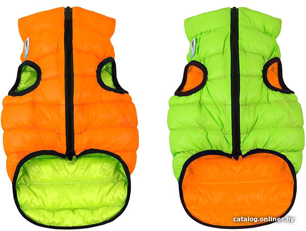 

Куртка для животных AiryVest 1617 (S, оранжевый/салатовый)