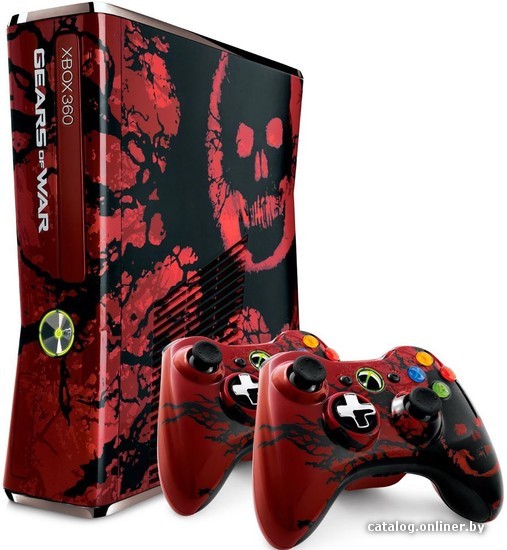 Microsoft Xbox 360 SLIM 320 Гб Gears of War 3 Limited Edition игровую  приставку купить в Минске