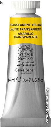 

Акварельная краска Winsor & Newton Professional 105653 (14 мл, желтый прозрачный)