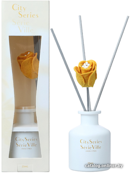 

Аромадиффузор Miniso City Series Reed Diffuser. Lemon 2988 (80 мл)