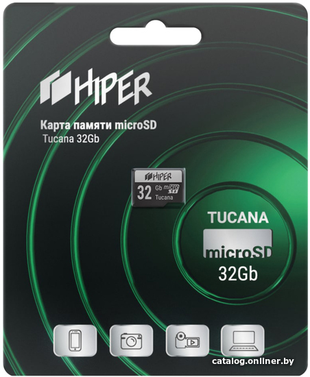 

Карта памяти Hiper microSDHC 32GB Class 10 UHS-1 U3 HI-MSD32GU3V30