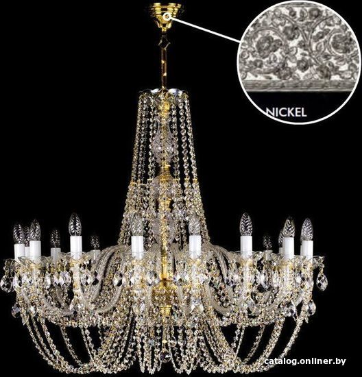 

Подвесная люстра ArtGlass Andula Dia 1000 Nickel Sp