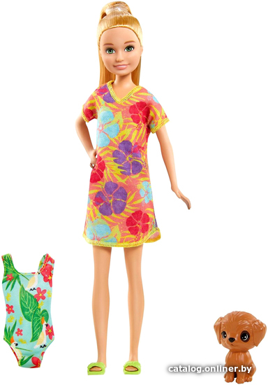 

Кукла Barbie Стейси с питомцем GRT89
