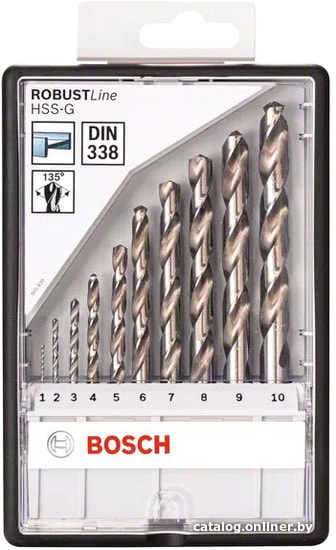 

Набор оснастки Bosch 2607010535 (10 предметов)