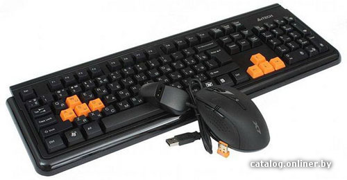 

Клавиатура + мышь A4Tech Super 15 Wireless Gaming Combo (G1000A)