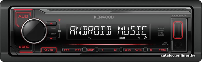 

USB-магнитола Kenwood KMM-104RY