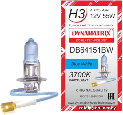 

Галогенная лампа Dynamatrix H3 DB64151BW 1шт