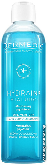 

Dermedic Увлажняющий тоник для лица Hydrain3 Hialuro 200 мл