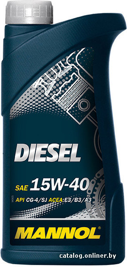 

Моторное масло Mannol Diesel 15W-40 API CG-4/CF-4/CF/SL 1л