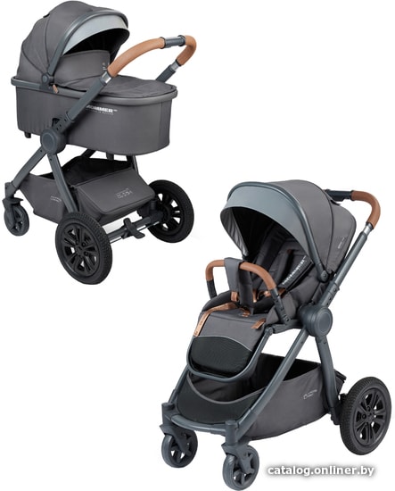 

Универсальная коляска Happy Baby Mommer Pro (2 в 1, dark grey)