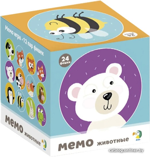 

Развивающая игра Dodo Мемо Животные R300145