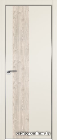 

Межкомнатная дверь ProfilDoors 5E 90x200 (магнолия сатинат/вставка каштан светлый)