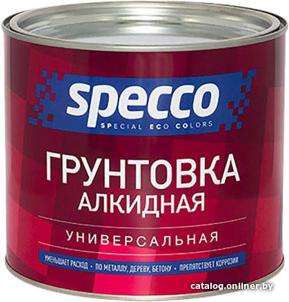 

Алкидная грунтовка Specco ГФ-021 (2.7 кг, красно-коричневый)