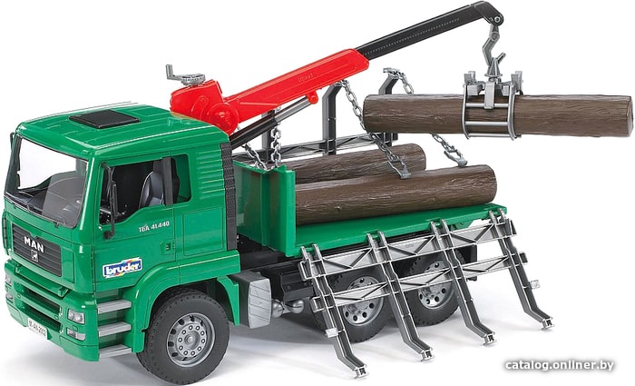 

Грузовик Bruder MAN Timber truck with loading crane 02769