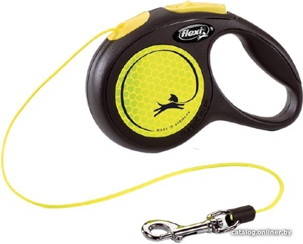 

Поводок-рулетка Flexi New Neon XS Cord 3 м (желтый)
