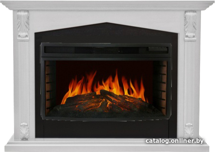 

Каминокомплект Smolcom Praga FS33/FS33W с Dioramic 33W LED FX (бьянко белый дуб)