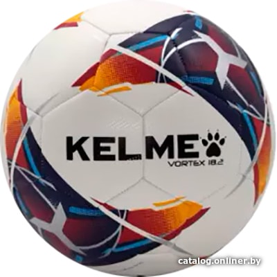 

Футбольный мяч Kelme Vortex 18.2 9886130-423-4 (4 размер, белый/синий)