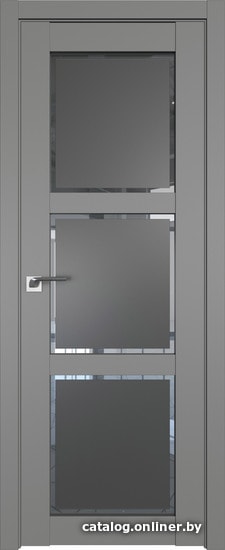 

Межкомнатная дверь ProfilDoors 2.13U 80x200 (грей, стекло square графит)