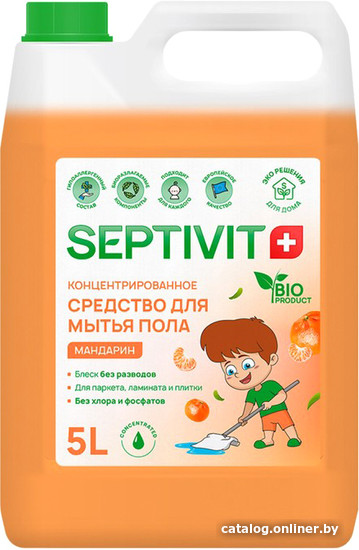 

Средство для пола Septivit Мандарин (5 л)