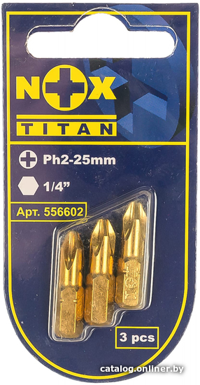 

Набор бит Nox 556602 (3 шт)