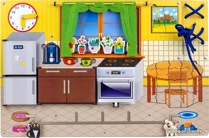 

Бизиборд WoodLand Toys Кухня 112301