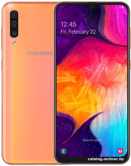 

Смартфон Samsung Galaxy A50 4GB/128GB (оранжевый)