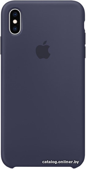 

Чехол для телефона Apple Silicone Case для iPhone XS Max Midnight Blue