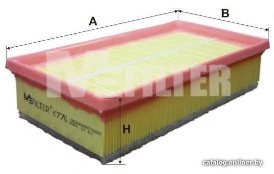 

Воздушный фильтр Mfilter K776