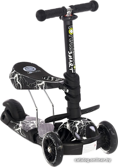 

Трехколесный самокат Lorelli Smart (black flash)