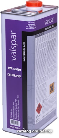 

Обезжириватель valspar сольвентный AD 690 5л AD690/5