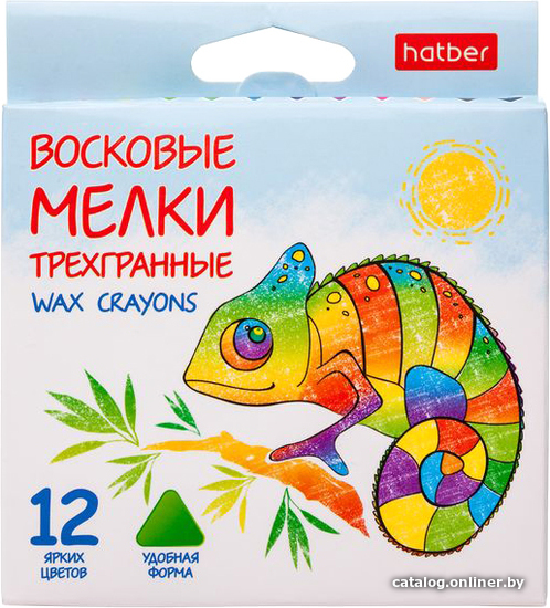 

Восковые мелки Hatber CR-060356 (12 цветов)