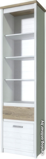 

Книжный шкаф Anrex Provence 1D1S (вудлайн кремовый/дуб каньон)