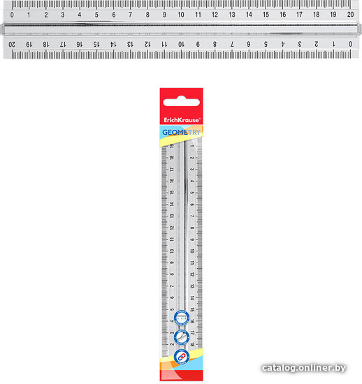 

Линейка Erich Krause Clear 20 см 53868 (прозрачный)