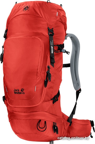 

Дорожный рюкзак Jack Wolfskin Orbit 34 Pack Recco (lava red)