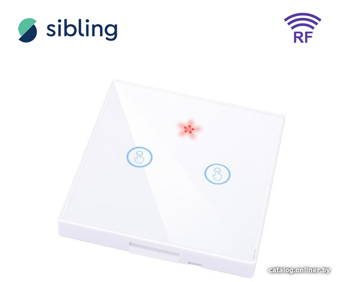 

Выключатель Sibling Powerlight-SM2W 2-канальный сенсорный