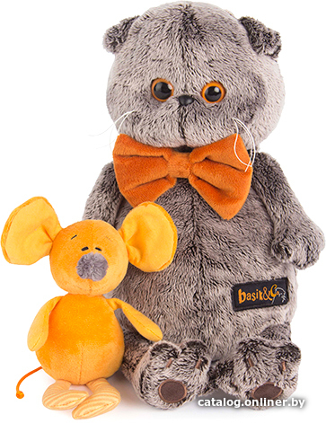 

Классическая игрушка BUDI BASA Collection Басик с мышкой Миленой Ks25-052 (25 см)