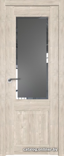 

Межкомнатная дверь ProfilDoors 2.42XN 90x200 (каштан светлый, стекло square графит)