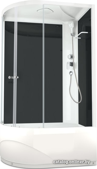 

Душевая кабина Domani-Spa Delight 128 High 120x80 (правая, прозрачное стекло/черный)