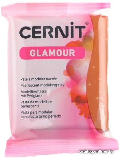 

Полимерная глина Cernit Glamour CE0910056057 (медь)