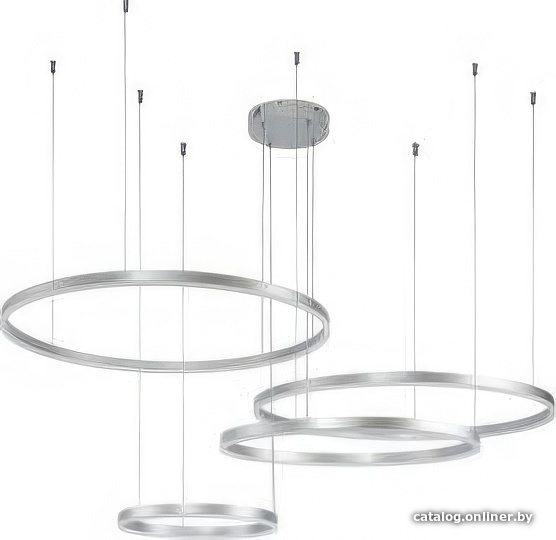 

Подвесная люстра Indigo Galass 14001/4P Silver