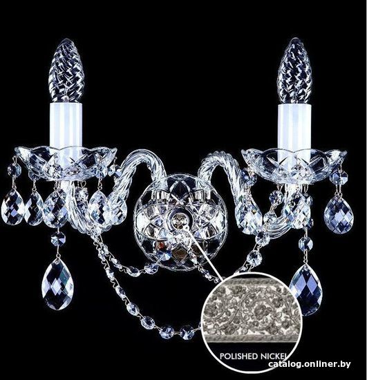

Бра ArtGlass Maggie Ii. Vachtle Nickel Ce