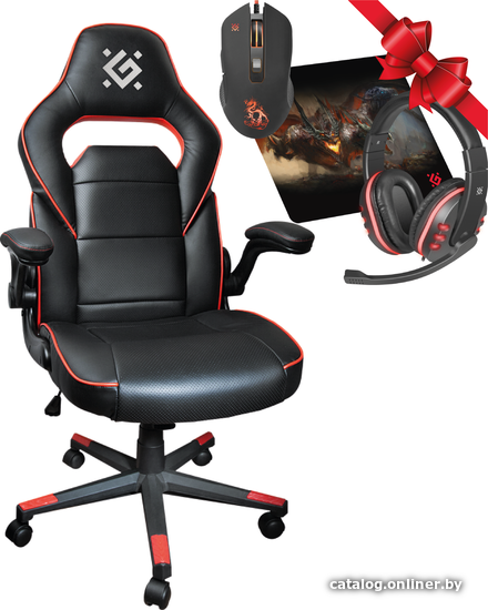 

Кресло Defender Corsair CL-361 (черный/красный) + игровой набор Devourer MHP-006