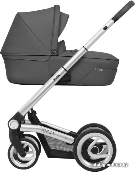 

Универсальная коляска Mutsy Icon (2 в 1, рама silver grey, vision titanium grey)