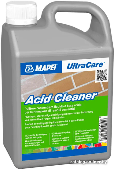 

Средство после ремонта Mapei Ultracare Acid Cleaner 1 л