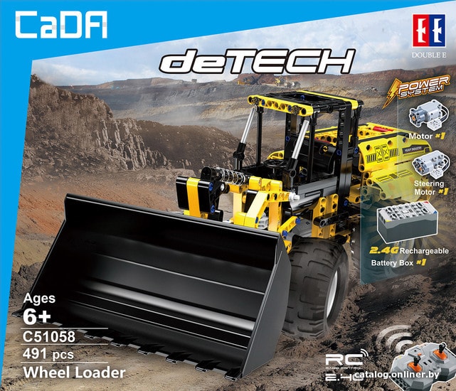 

Конструктор CaDa Detech Фронтальный погрузчик C51058W