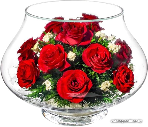 

Цветы, букеты Natural Flower Products Композиция из красных роз SSY