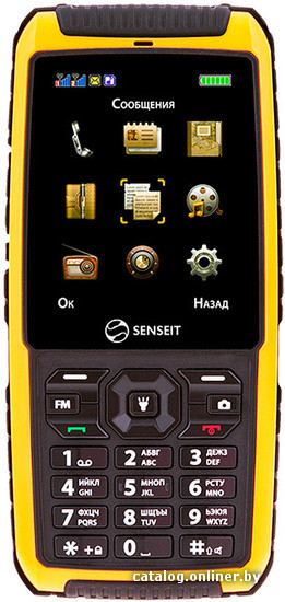 

Кнопочный телефон Senseit P101 Yellow