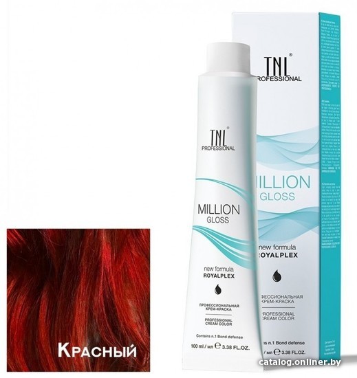 

Крем-краска для волос TNL Professional Million Gloss (красный)
