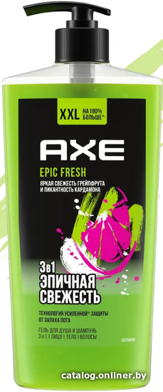 

Axe Гель для душа Epic Fresh 700 мл
